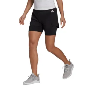 Adidas Primeblue Designed To Move Women Training Short Black/White