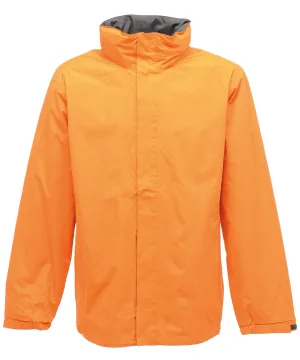 Ardmore waterproof shell jacket | Sun Orange/Seal Grey