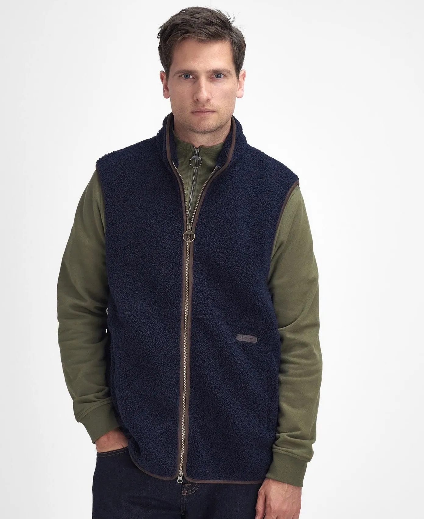 Barbour Gilet new Rydal Gilet Fleece in Navy MFL0194NY71