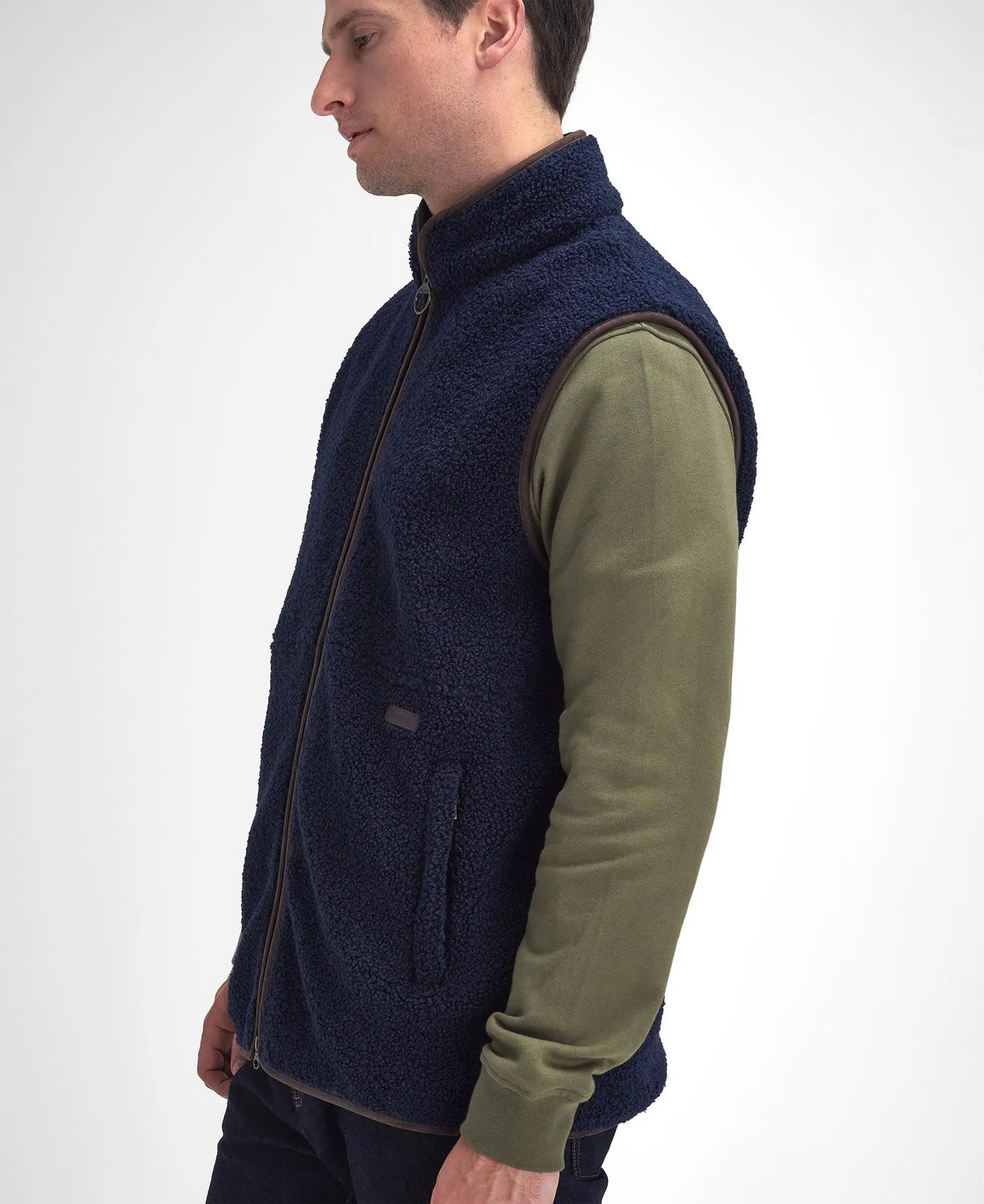 Barbour Gilet new Rydal Gilet Fleece in Navy MFL0194NY71