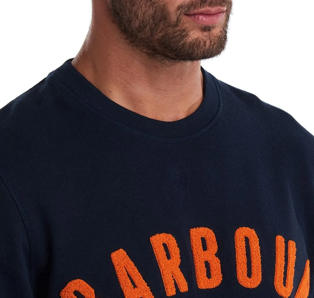 Barbour Men's PREP LOGO CREW - Navy