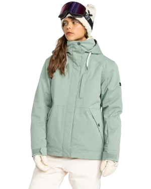 Billie Technical Snow Jacket in Lily pad