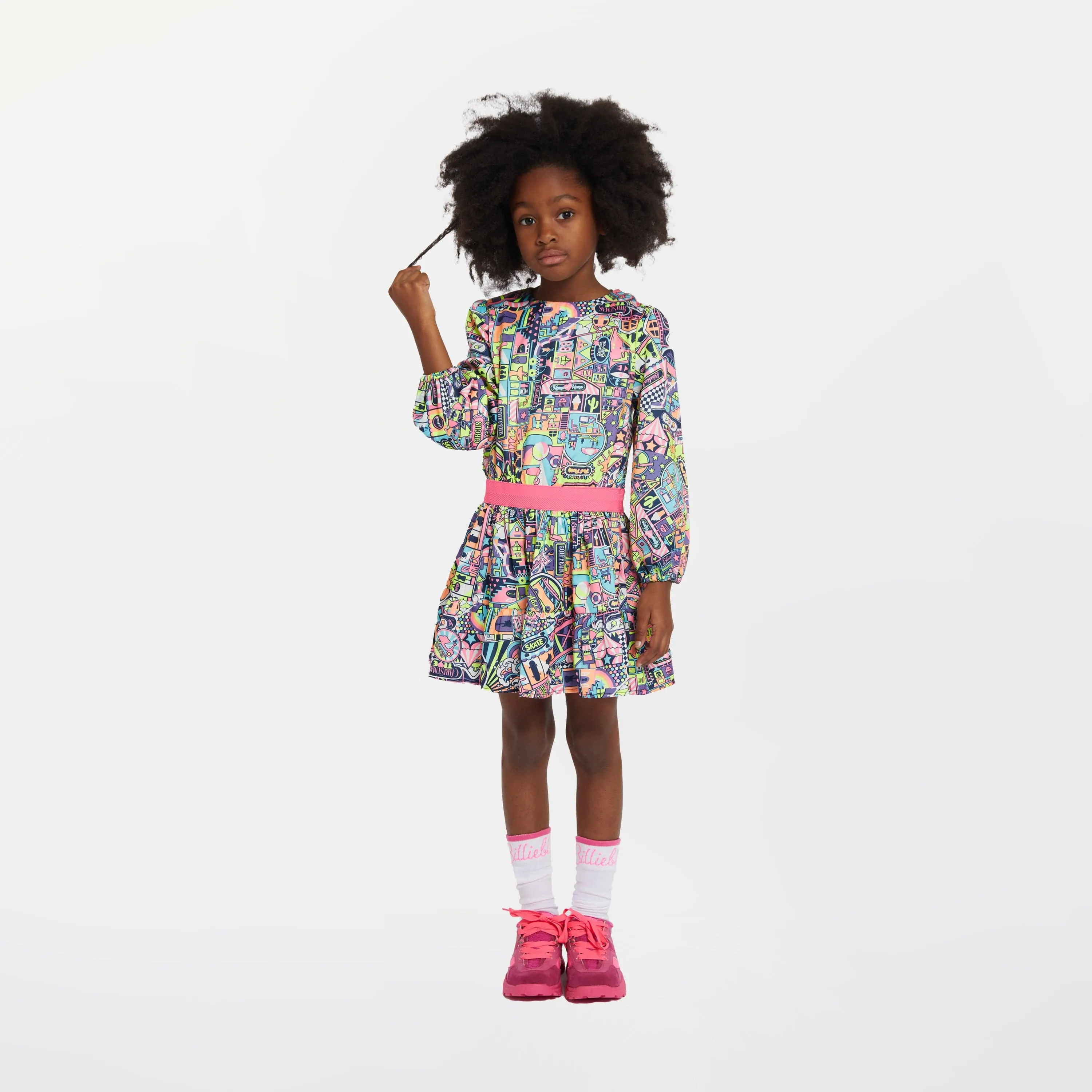 Billieblush Girls Fun Crossing Dress in Multicolour