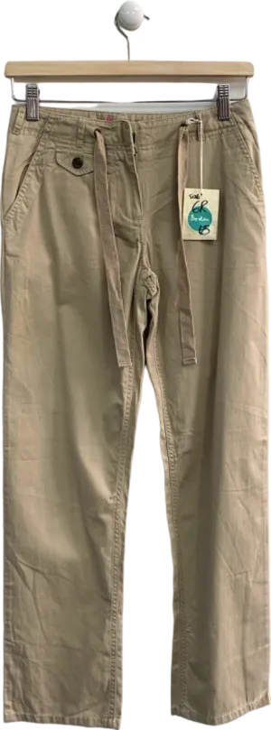 Boden Khaki Cotton Chino Trousers UK 6R