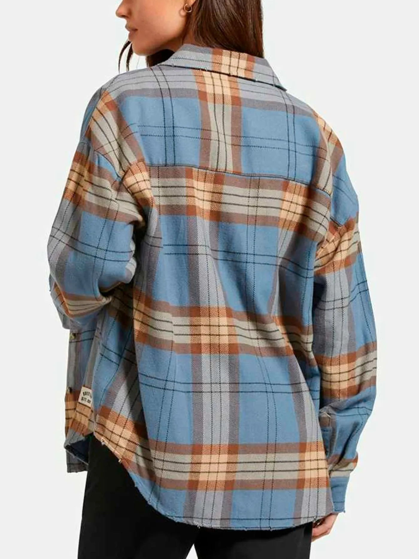 Bowery Classic Flannel Long Sleeve Buttondown Shirt