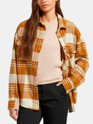 Bowery Classic Flannel Long Sleeve Buttondown Shirt