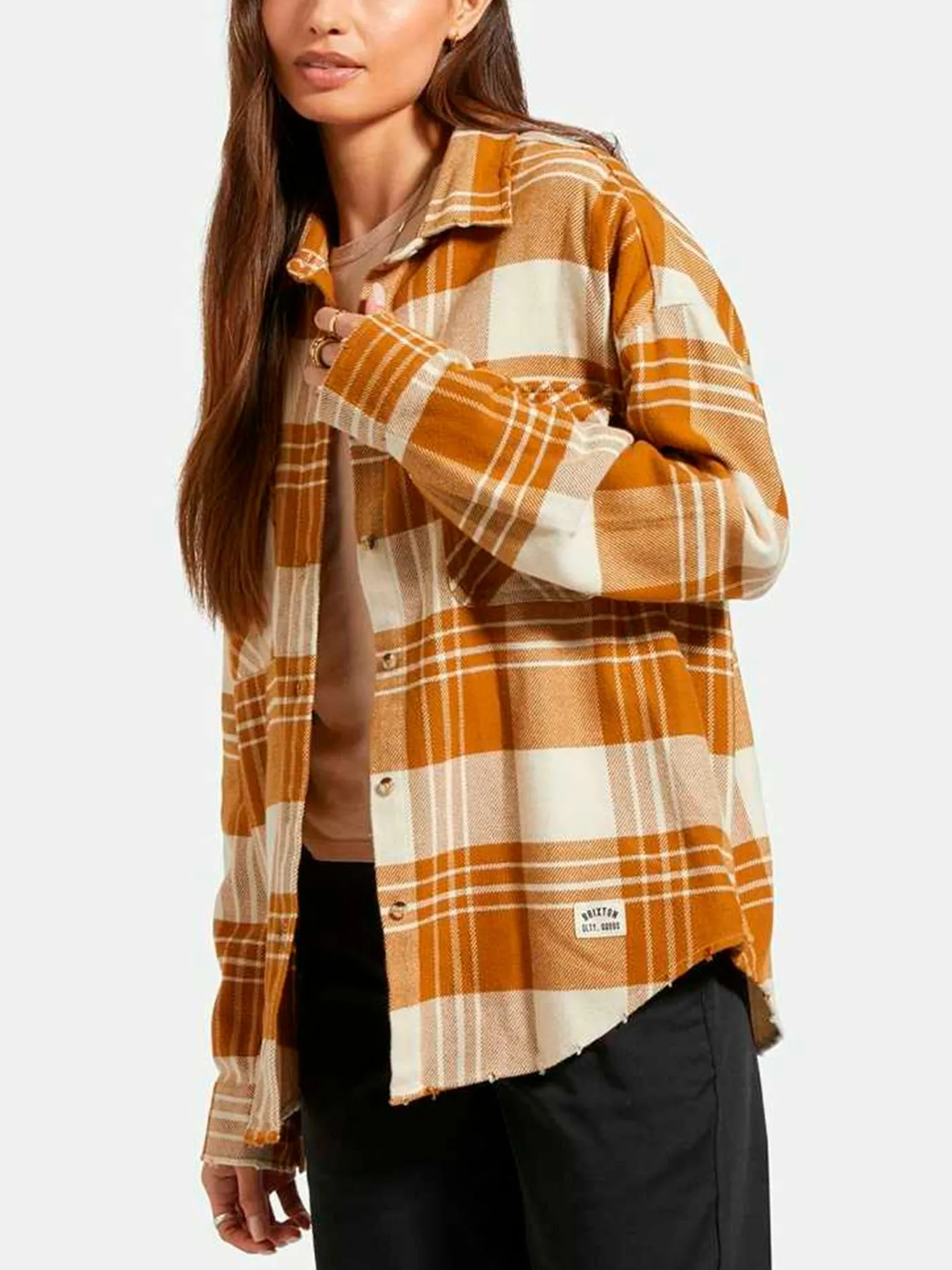 Bowery Classic Flannel Long Sleeve Buttondown Shirt