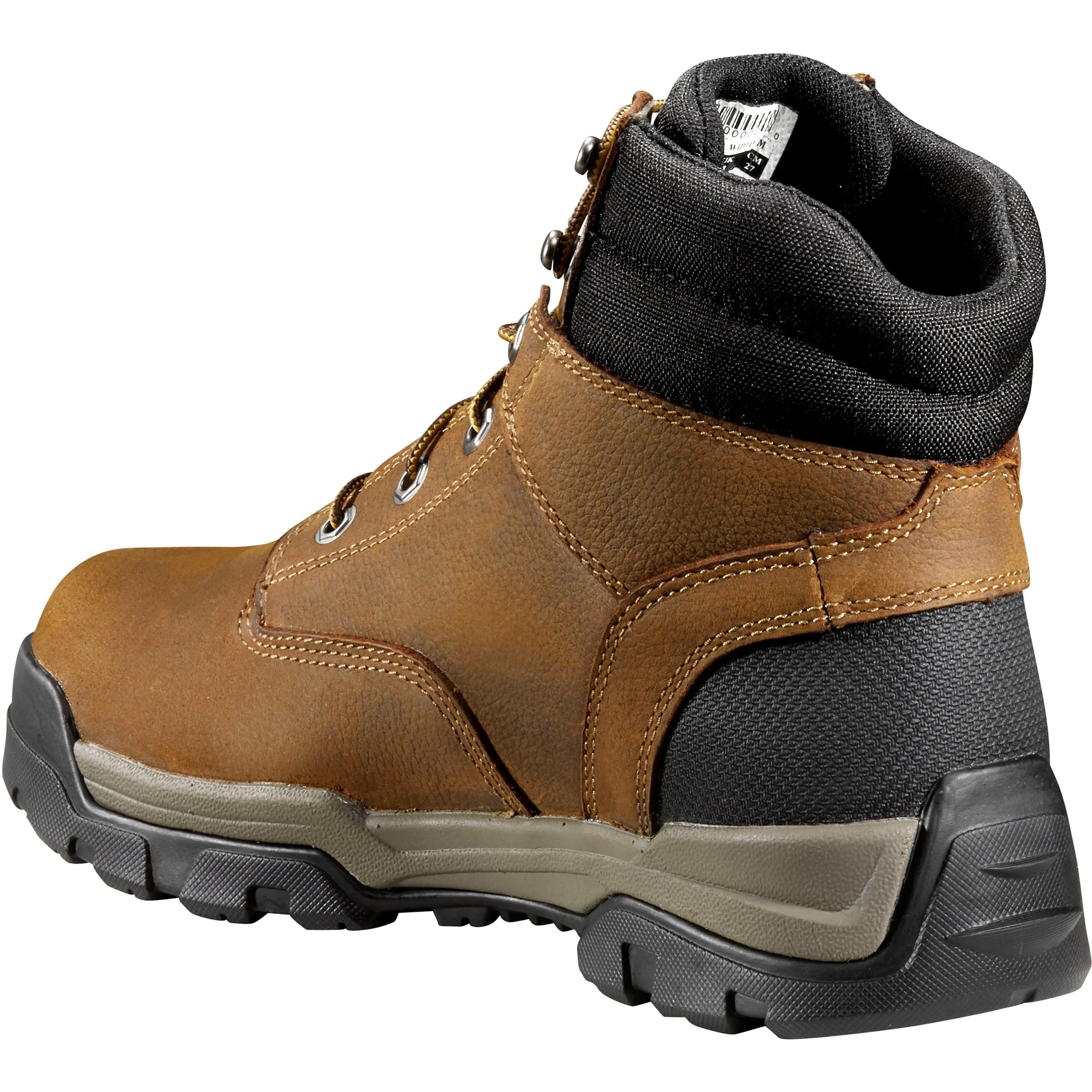 Carhartt Men's Ground Force 6" WP Comp Toe Work Boot - Brown - CME6347