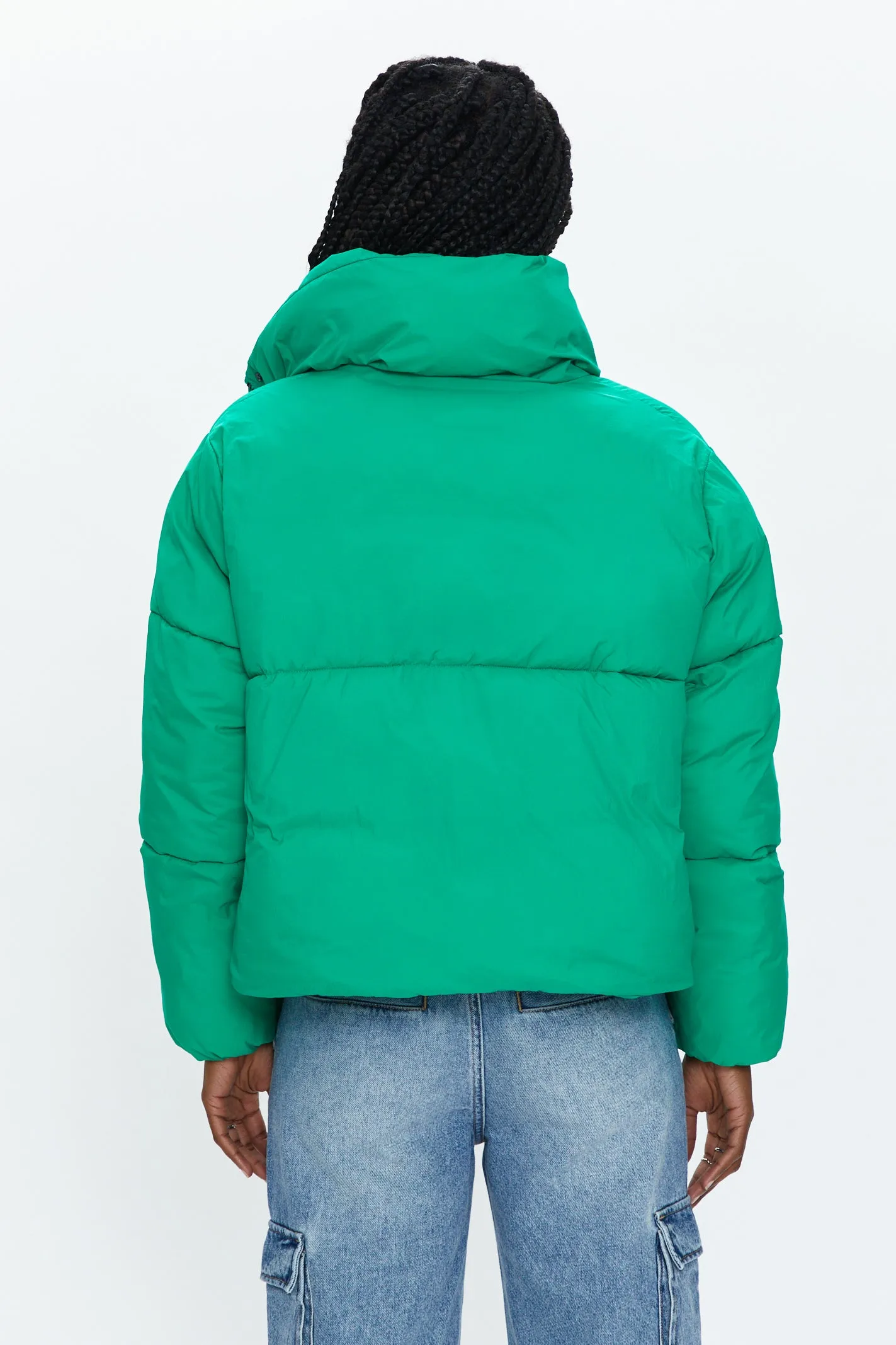 Donovan Swing Puffer Jacket - Evergreen