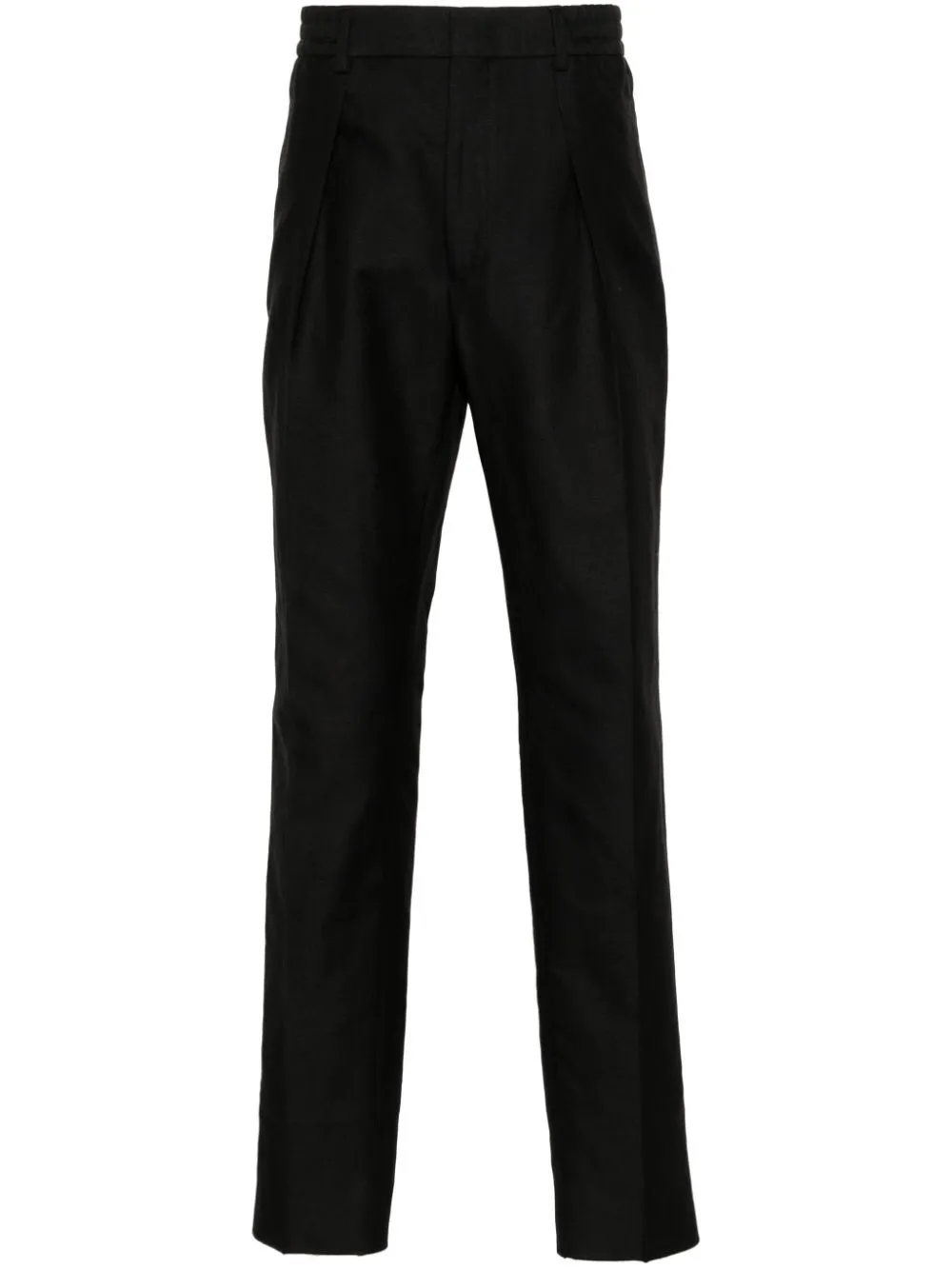 FENDI Slim Fit Trousers with Pleats for Women - SS24 Collection