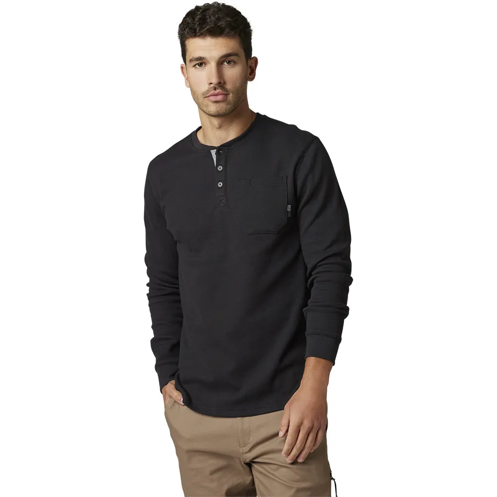 FOX GRUNT WORK THERMAL HENLEY LS TOP [BLACK]