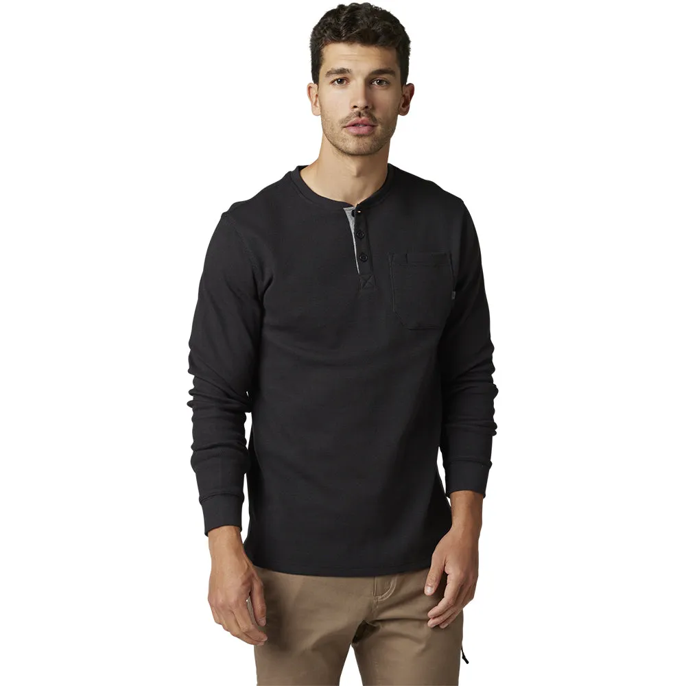 FOX GRUNT WORK THERMAL HENLEY LS TOP [BLACK]