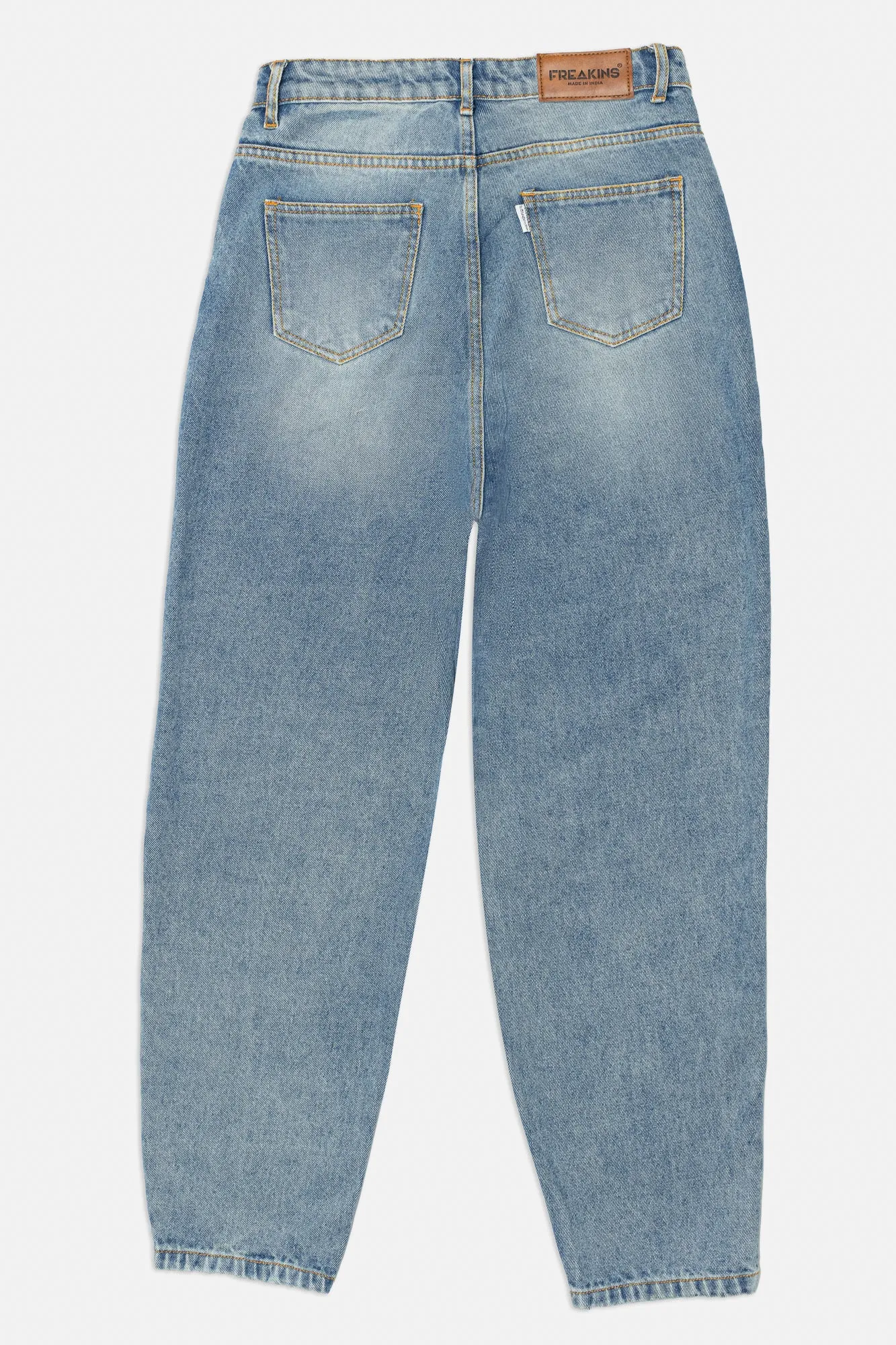 French Distress Slouchy Jeans