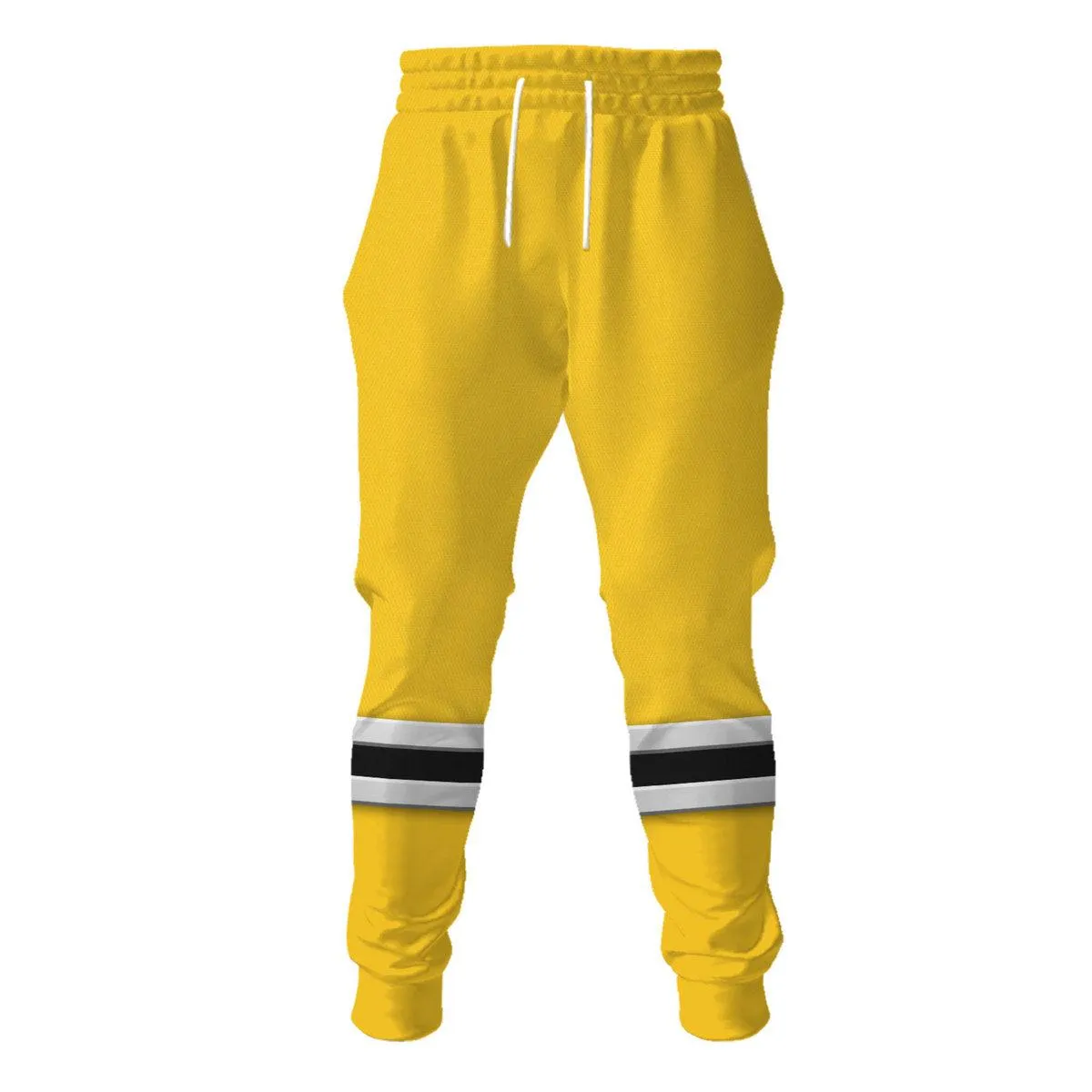 Gearhomie S.P.D Yellow Ranger Hoodies Sweatshirt T-shirt Sweatpants Hawaiian Tracksuit