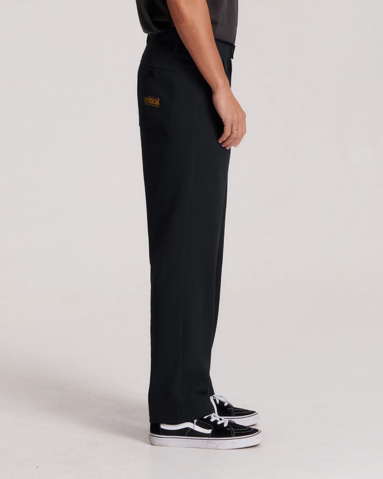 Harro Twill Pant - Black