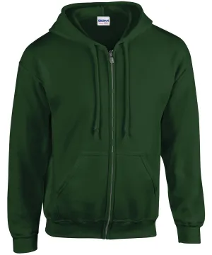 Heavy Blend  full zip hooded sweatshirt | Forest