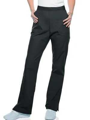 Landau ScrubZone Women's Straight Leg Cargo Pants | Black