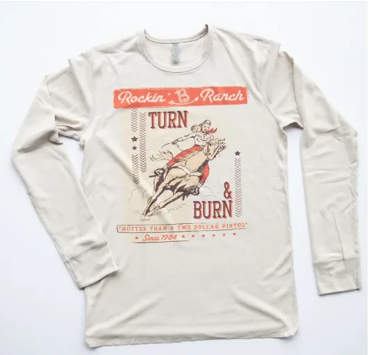 Original Cowgirl Clothing T-Shirts: Thermal Turn and Burn