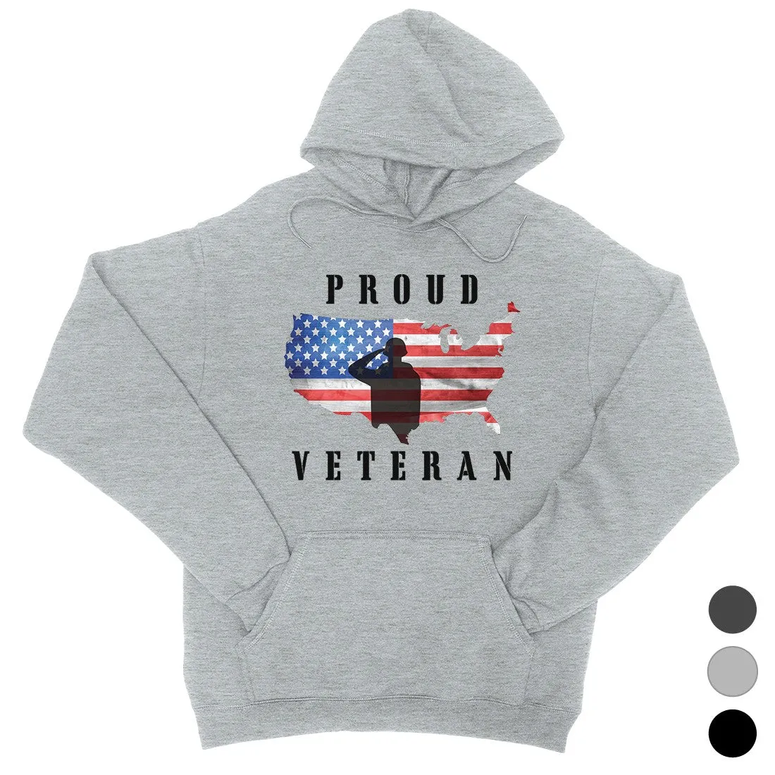 Proud Veteran Hoodie Unisex Pullover Hooded Sweatshirt Gift For Him