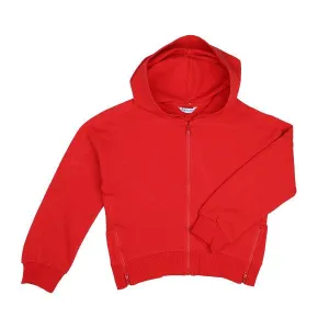 RED ZIP UP HOODIE FOR BOYS