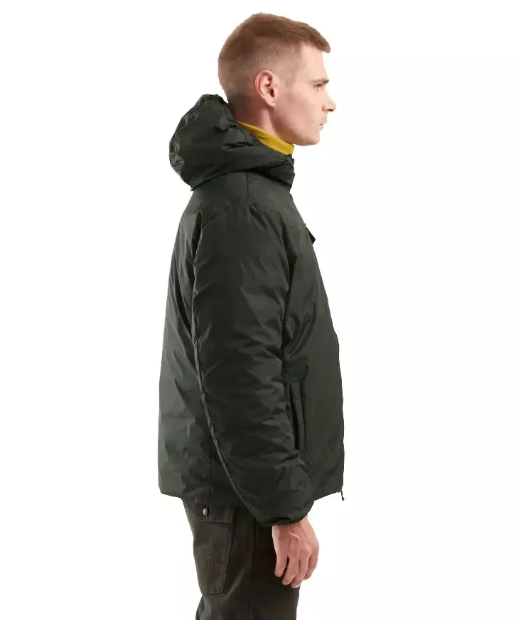 Refrigiwear Chic Green Men's Winter Jacket – Smooth & Quilted