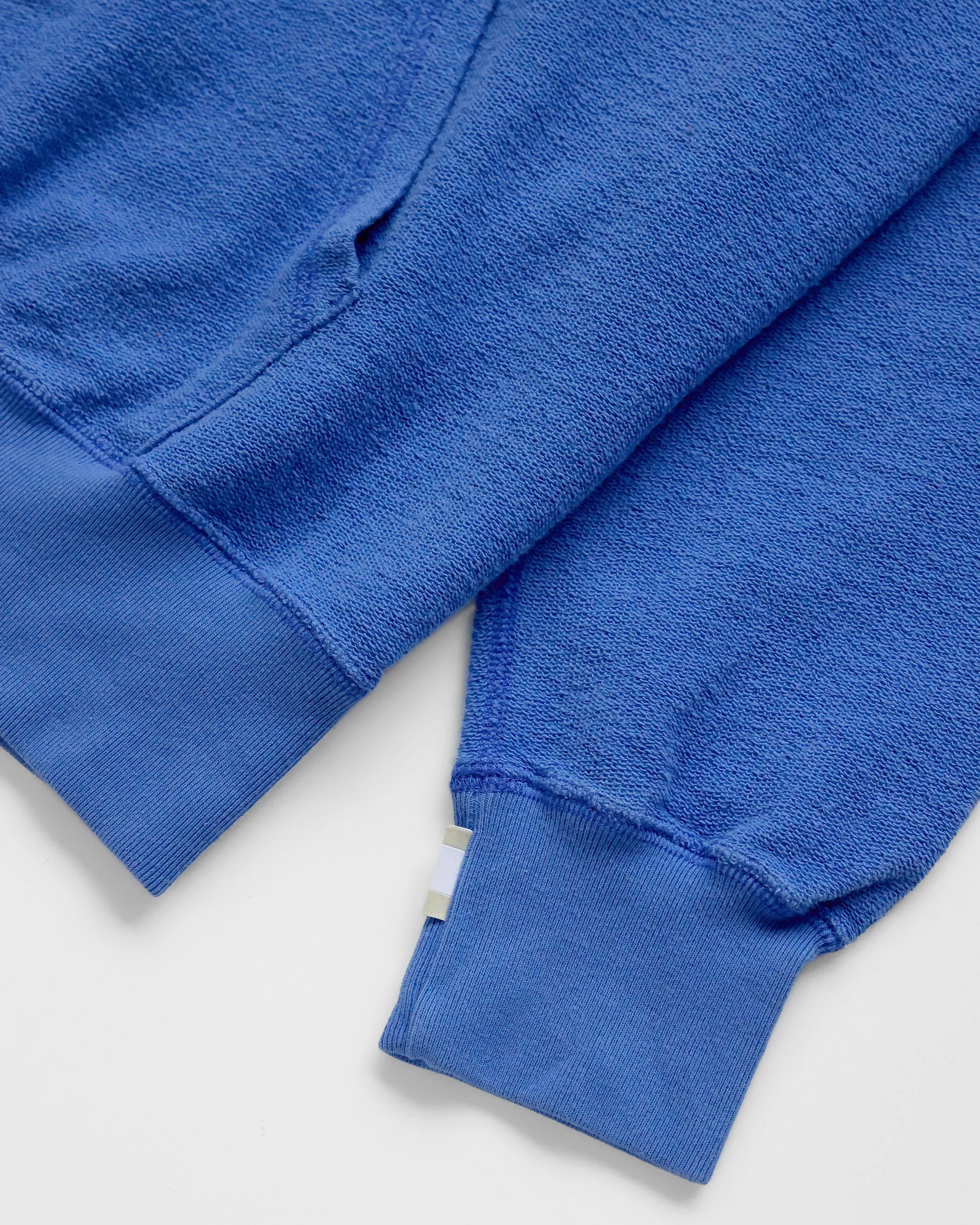 Reverse French Terry Hoodie Super Blue - Unisex