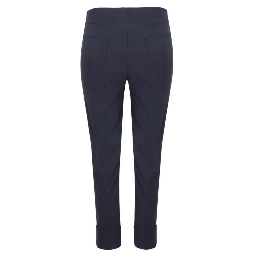 Robell 3/4 Length Bella Trousers in Navy 69