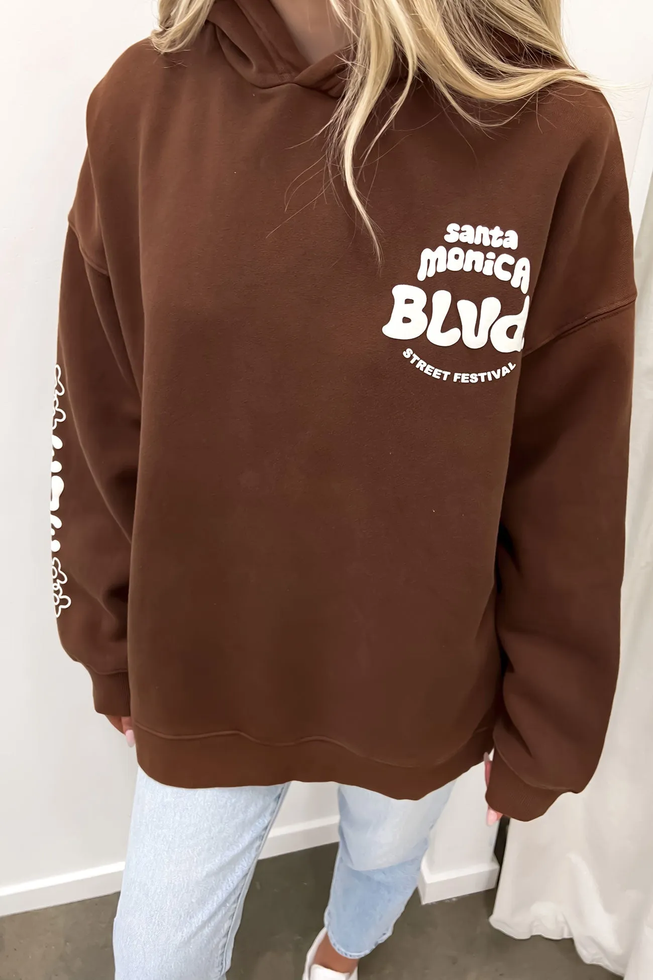 Santa Monica Hoodie Brown