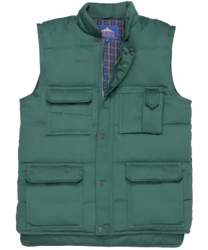 Shetland bodywarmer (S414) | Bottle Green