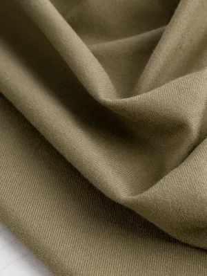 Solid Cotton Flannel Twill - Khaki