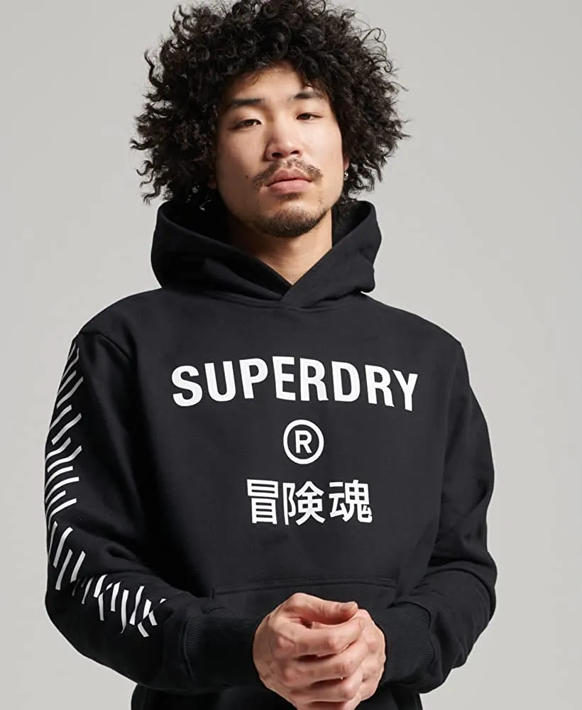 Superdry Men's Code Core Sport Hoodie Sweatshirt