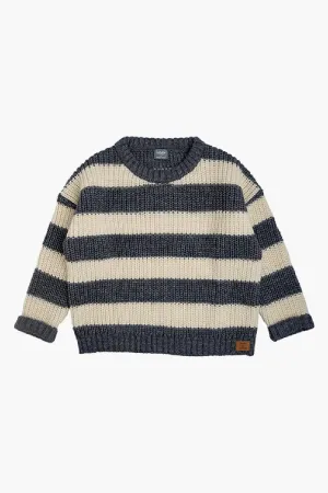 Tocoto Vintage Striped Baby Sweater