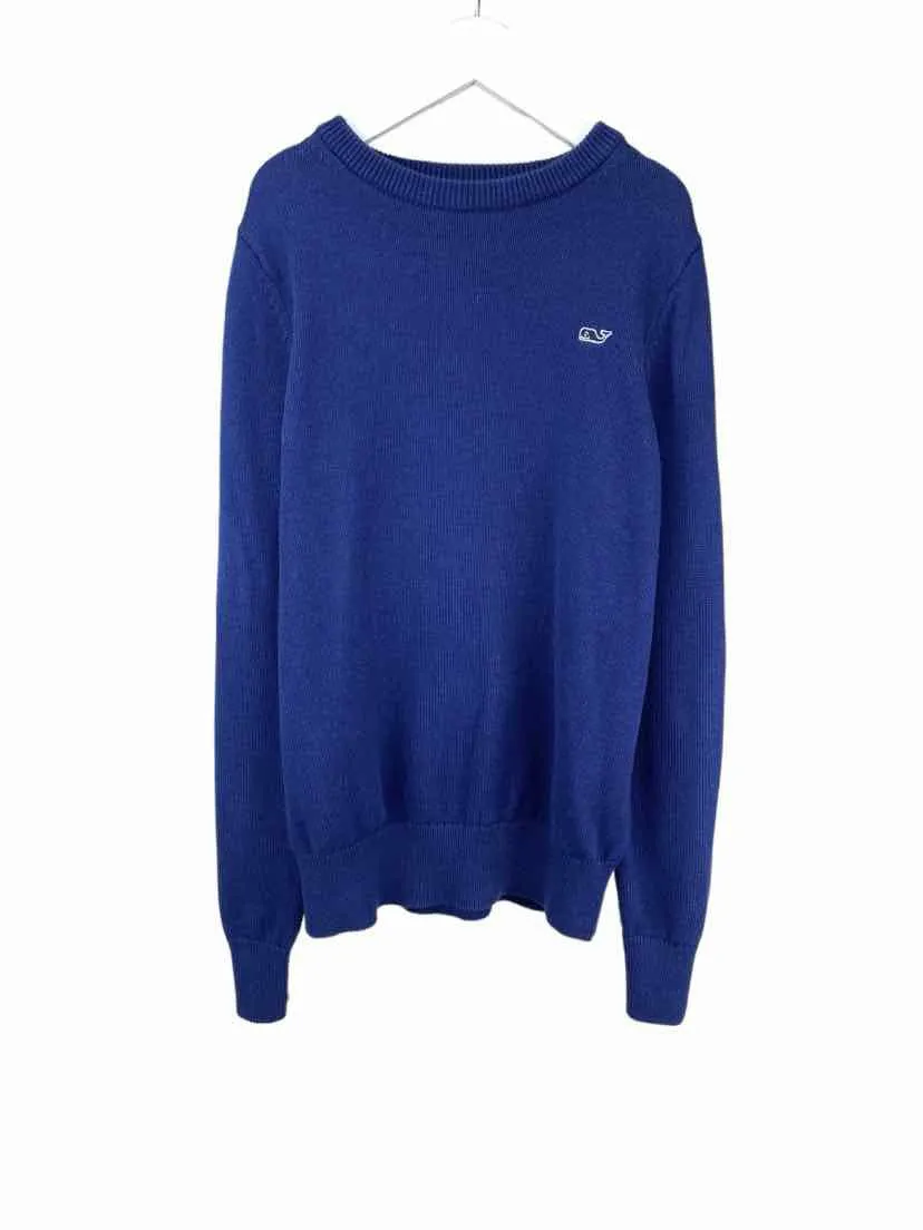 Vineyard Vines Boys' Cotton Sweater Navy Size M (12-14)