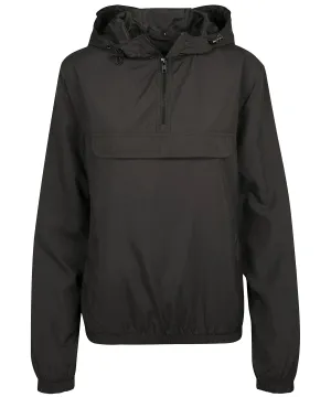 Womens basic pullover jacket | Black