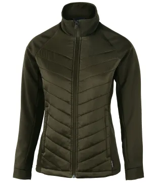 Womens Bloomsdale  comfortable hybrid jacket | Olive