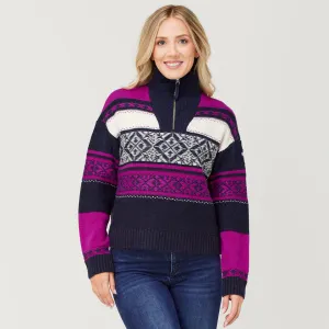 Women's Parsen Zip Neck Sweater