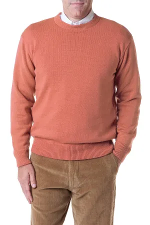 Yachtsman Crewneck Sweater Brick Red